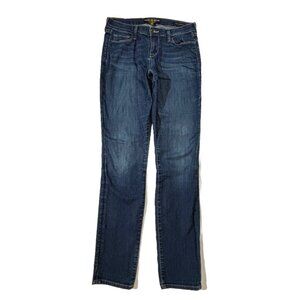 Lucky Brand Women's Jeans Size 8 / 29 Sofia Skinny Mid Rise Blue Stretch Denim